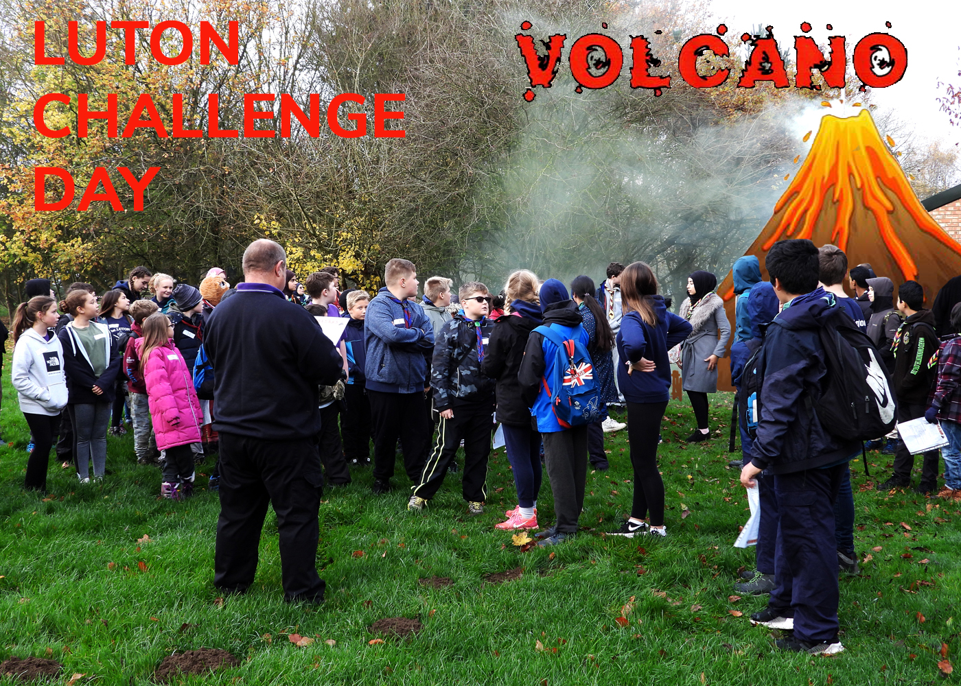 Luton Scouts Save the World from VOLCANO….